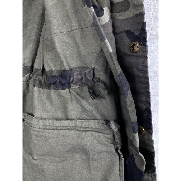 Love Tree Women’s Camo Snap Button Cinchable Waist Collar Multi Pocket Vest Med - Picture 13 of 16